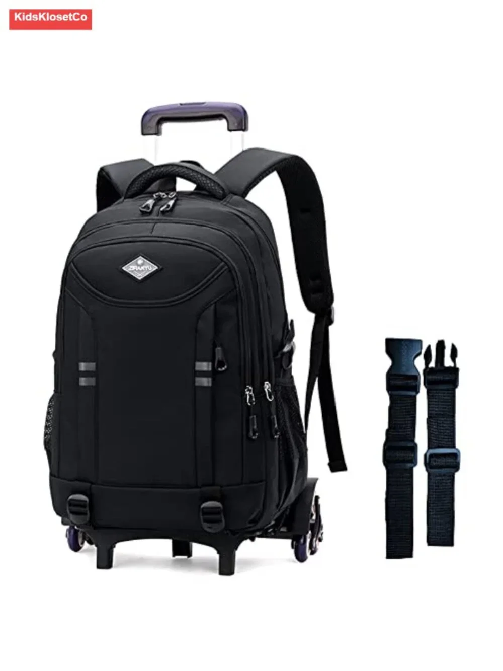 Rolling Backpack Boys Elementary School Travel Trolley with Wheels